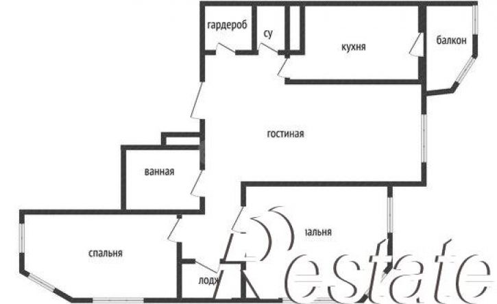3-комн квартира улица Садовое Кольцо, 13,  д. 13
