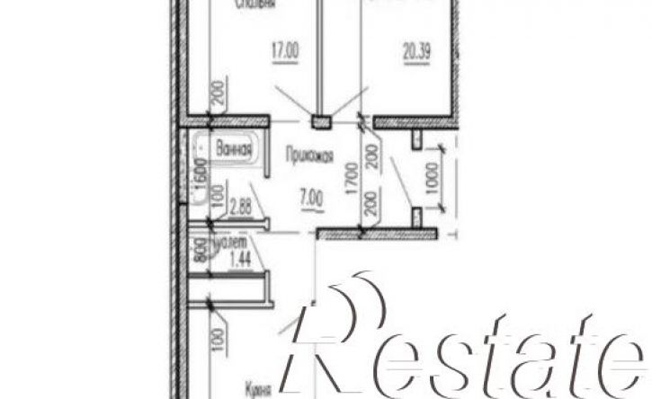 2-комн квартира Заполярная улица, 39 к9,  д. 39 к9