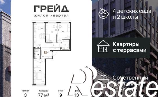 Купить квартиру за 14 745 500 рублей на ЖК Грейд