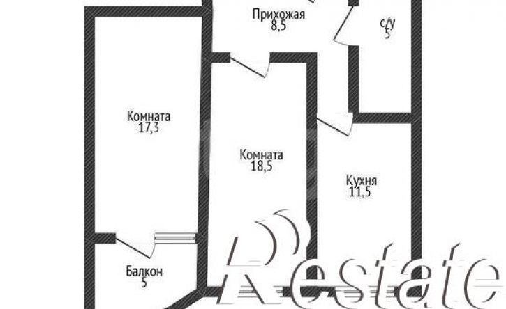 2-комн квартира Командорская улица, 1 к3,  д. 1 к3