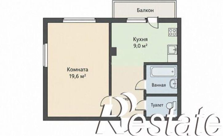 1-комн квартира Платановый бульвар, 6,  д. 6