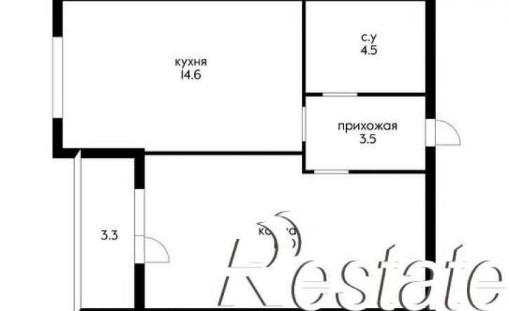1-комн квартира Душистая улица, 50,  д. 50