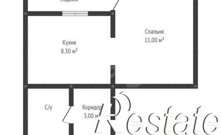 1-комн квартира улица им. генерал-лейтенанта Александра Сапрунова, 26/1 к1,  д. 26/1 к1