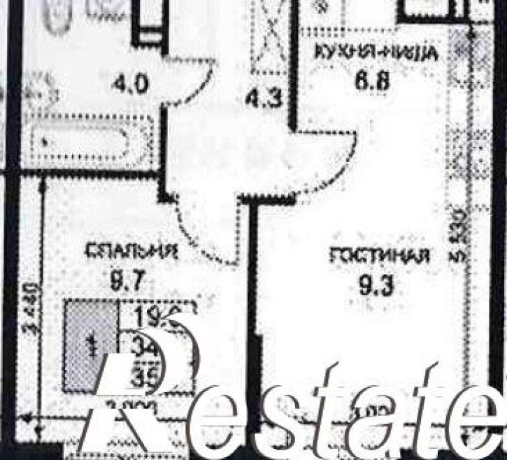 1-комн квартира улица имени Героя Ростовского, 8 к2,  д. 8 к2