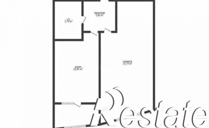 1-комн квартира Российская улица, 79/3 к1,  д. 79/3 к1