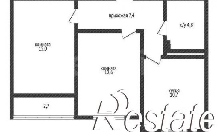 2-комн квартира улица имени Владимира Жириновского, 1 к4,  д. 1 к4