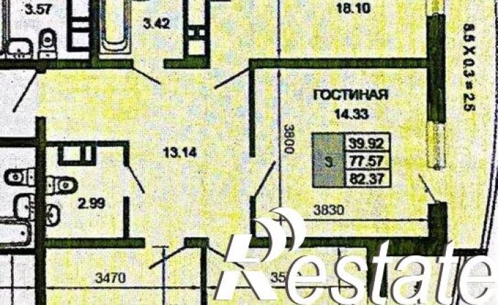 3-комн квартира улица Петра Метальникова, 36,  д. 36