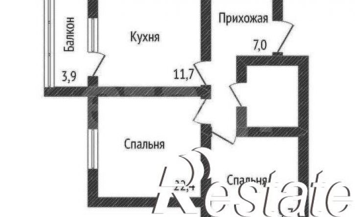 2-комн квартира Войсковая улица, 4 к10,  д. 4 к10
