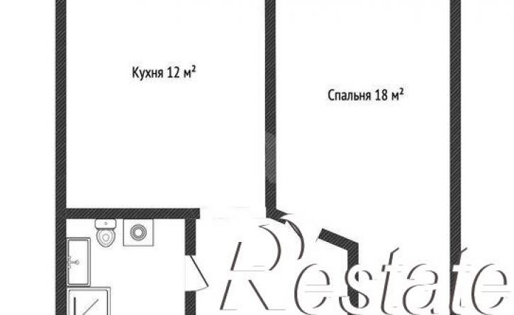 1-комн квартира Командорская улица, 3 к2,  д. 3 к2