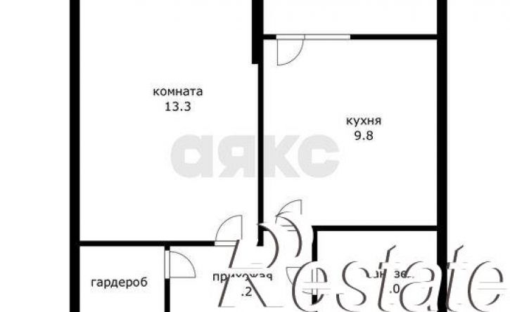 1-комн квартира улица Западный Обход, 39/2 к4,  д. 39/2 к4