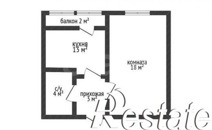 1-комн квартира улица Западный Обход, 39/1 к7,  д. 39/1 к7