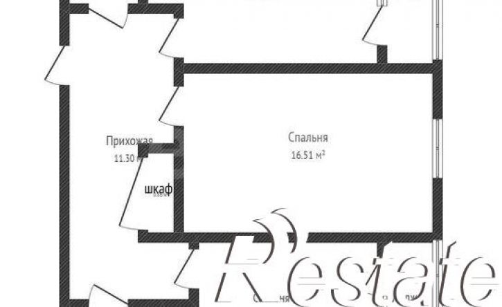 2-комн квартира улица им. Адмирала Серебрякова, 3 к1,  д. 3 к1