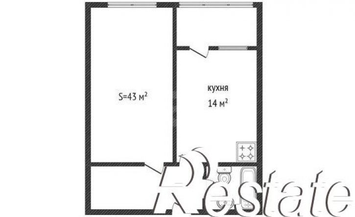 1-комн квартира улица Леонида Лаврова, 8 к3,  д. 8 к3