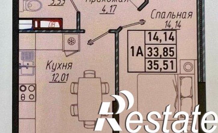 1-комн квартира улица имени Генерала Корнилова, 10 к1,  д. 10 к1