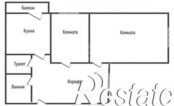 2-комн квартира улица имени Геннадия Казаджиева, 10,  д. 10