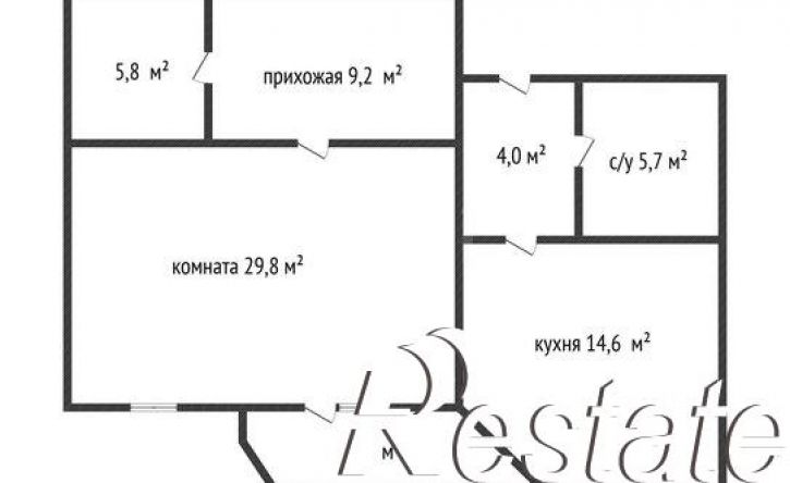 2-комн квартира улица Кубанская Набережная, 56,  д. 56