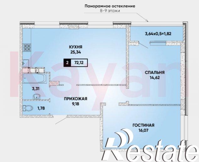 Купить квартиру за 8 401 980 рублей на Дзержинского ул.