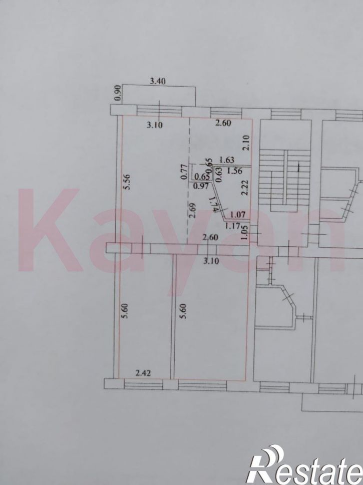 3-комн квартира Северная ул.