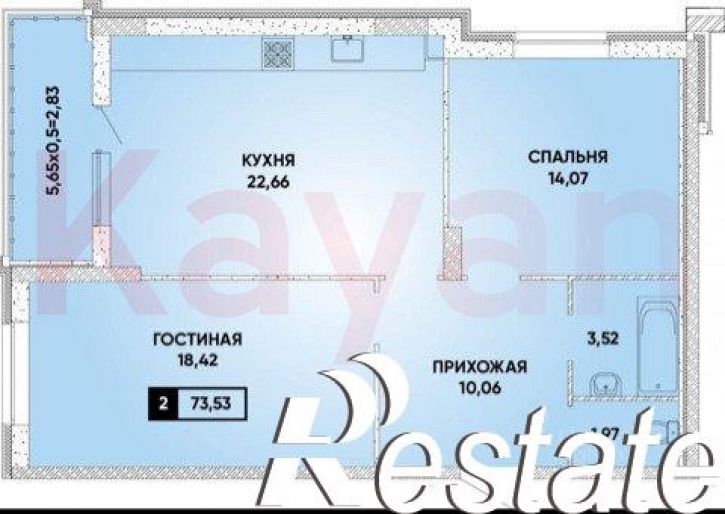 2-комн квартира Григория Булгакова ул.