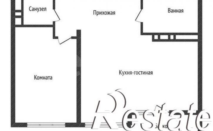 2-комн квартира улица Мурата Ахеджака, 12,  д. 12