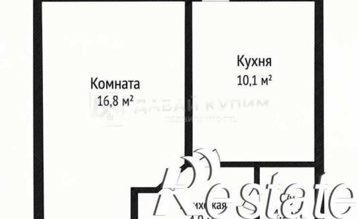 1-комн квартира улица Евгении Жигуленко, 11 к2,  д. 11 к2