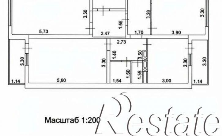 3-комн квартира улица Героев-Разведчиков, 36,  д. 36