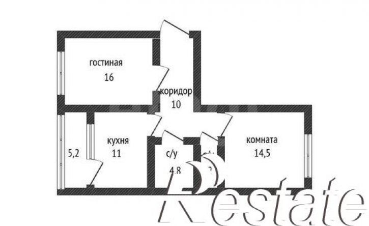 2-комн квартира Восточно-Кругликовская улица, 72,  д. 72