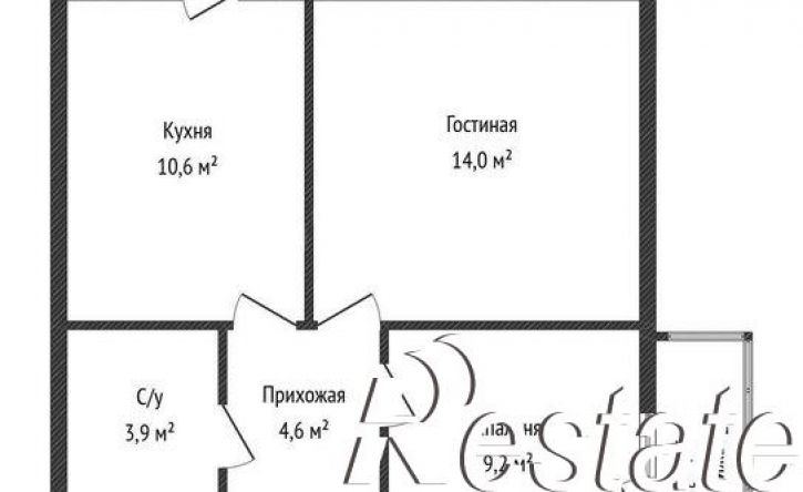 2-комн квартира улица имени Героя Пешкова, 14 к2,  д. 14 к2