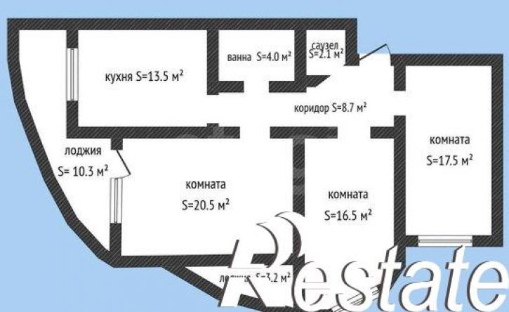 3-комн квартира улица Марины Цветаевой, 13,  д. 13