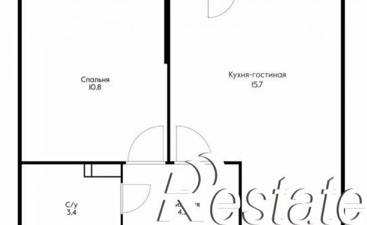 1-комн квартира улица имени Героя Ростовского, 8 к3,  д. 8 к3