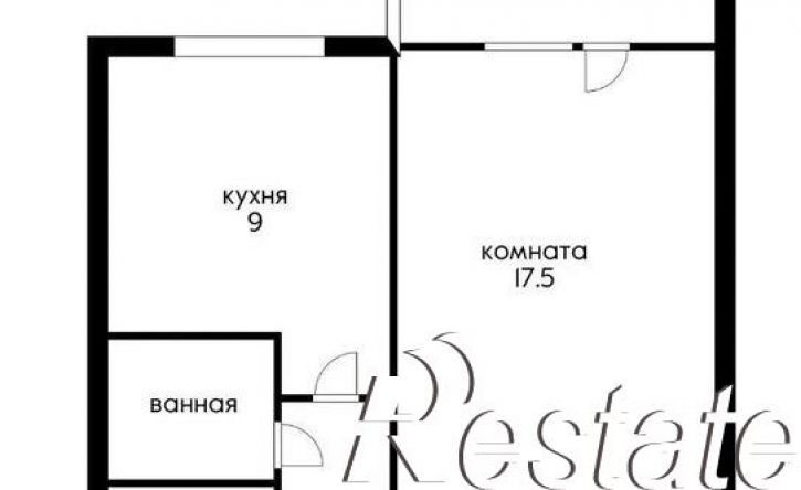 1-комн квартира улица 70 лет Октября, 26,  д. 26