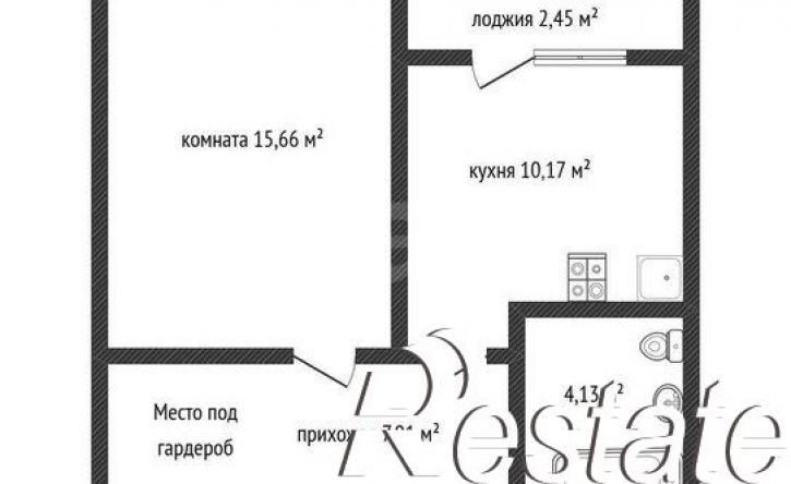 1-комн квартира Старокубанская улица, 2/23 к1,  д. 2/23 к1