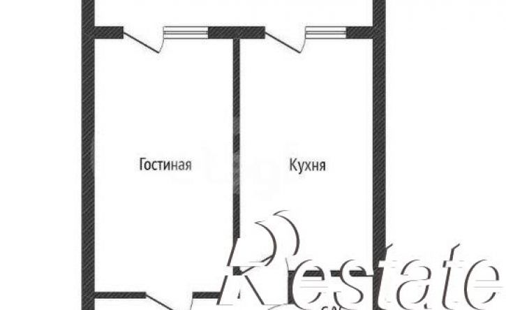 1-комн квартира улица Прокофьева, 29,  д. 29