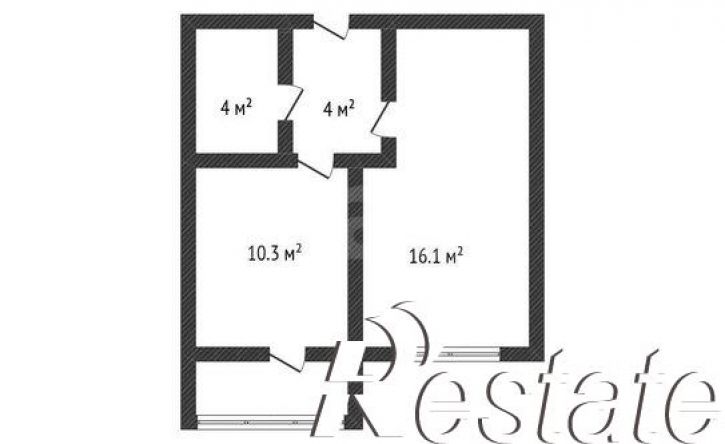 1-комн квартира улица Мурата Ахеджака, 12 к4,  д. 12 к4