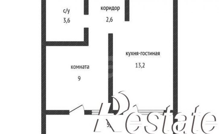 1-комн квартира улица Петра Метальникова, 36,  д. 36