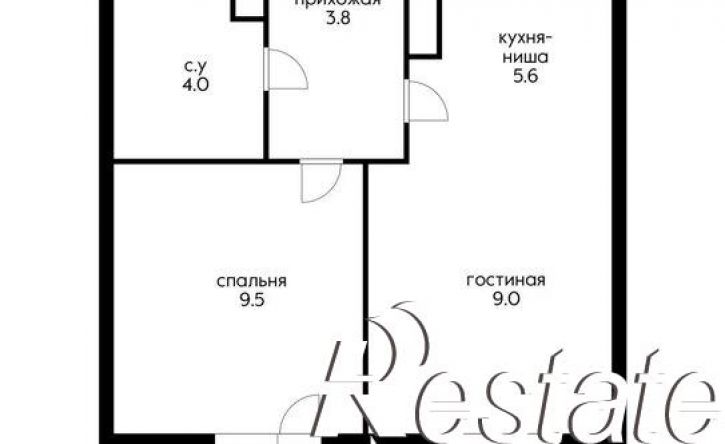 1-комн квартира улица имени Героя Ростовского, 8 к6,  д. 8 к6