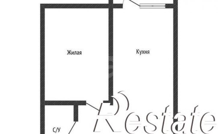 1-комн квартира улица Прокофьева, 17,  д. 17