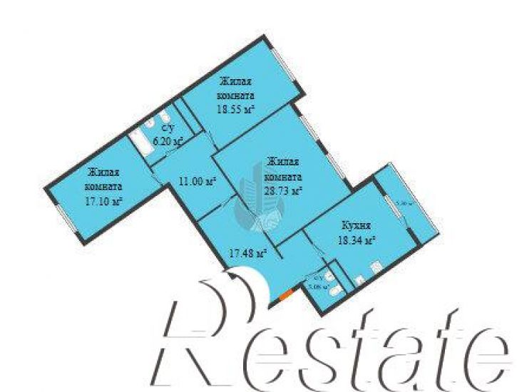 3-комн квартира улица Дзержинского, 95,  д. 95
