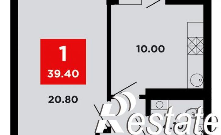 1-комн квартира улица Мурата Ахеджака, 12 к5,  д. 12 к5
