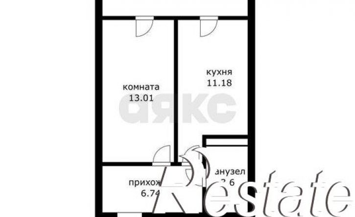 1-комн квартира улица Краеведа Соловьёва, 6 к5,  д. 6 к5