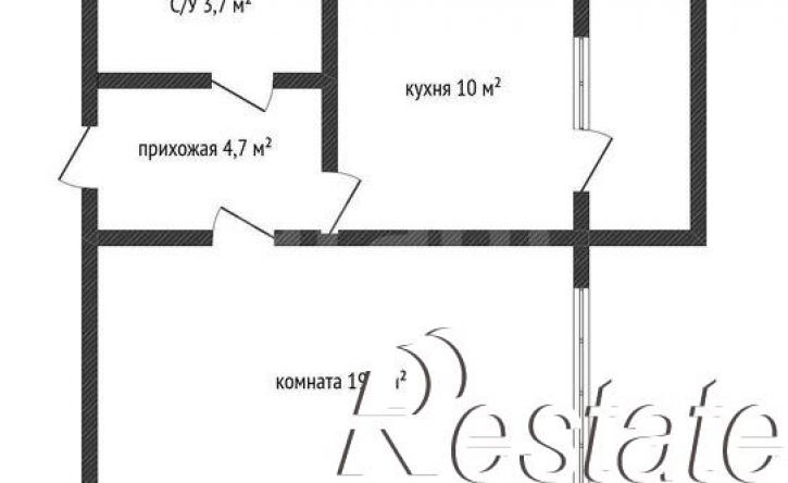 1-комн квартира Душистая улица, 37,  д. 37