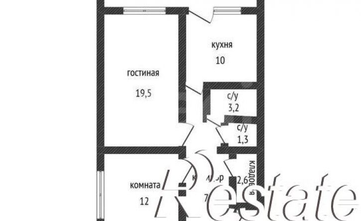2-комн квартира улица Героев-Разведчиков, 34,  д. 34