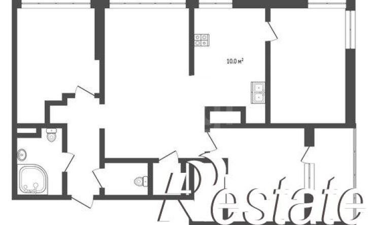 3-комн квартира улица Ивана Беличенко, 90 к1,  д. 90 к1