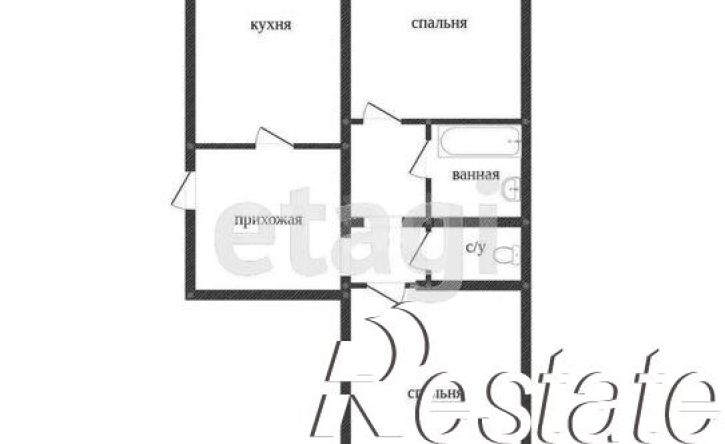 2-комн квартира улица Героев-Разведчиков, 24,  д. 24
