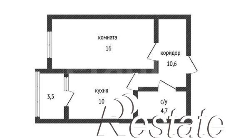 1-комн квартира улица им. Адмирала Серебрякова, 3 к1,  д. 3 к1