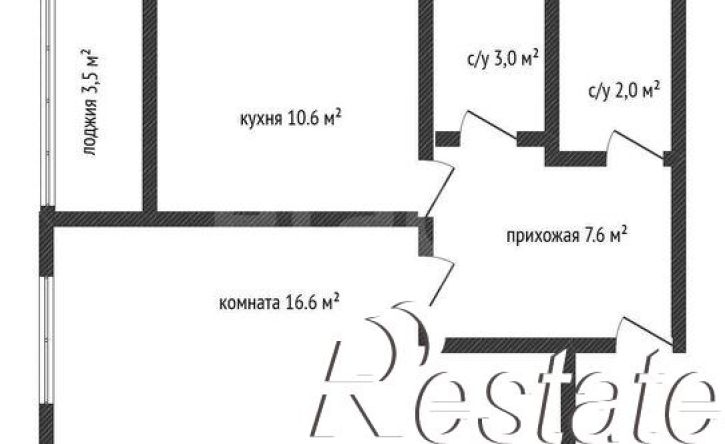 1-комн квартира улица 40 лет Победы, 186 к1,  д. 186 к1