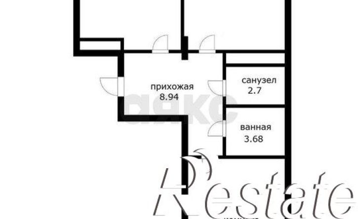 2-комн квартира улица Дзержинского, 95,  д. 95