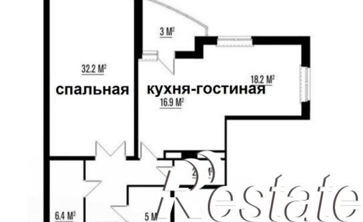 1-комн квартира Московская улица, 63Б,  д. 63Б