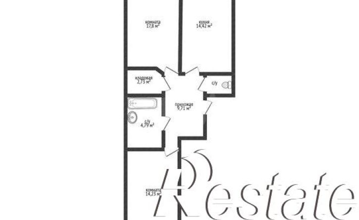 2-комн квартира улица Благоева, 31 к1,  д. 31 к1