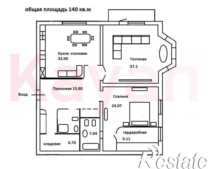 2-комн квартира Офицерская ул.